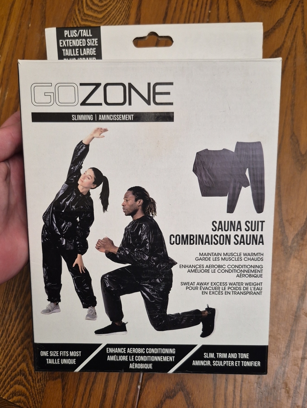 GoZone Slimming Sauna Suit (Top & Pants Set) - NIB